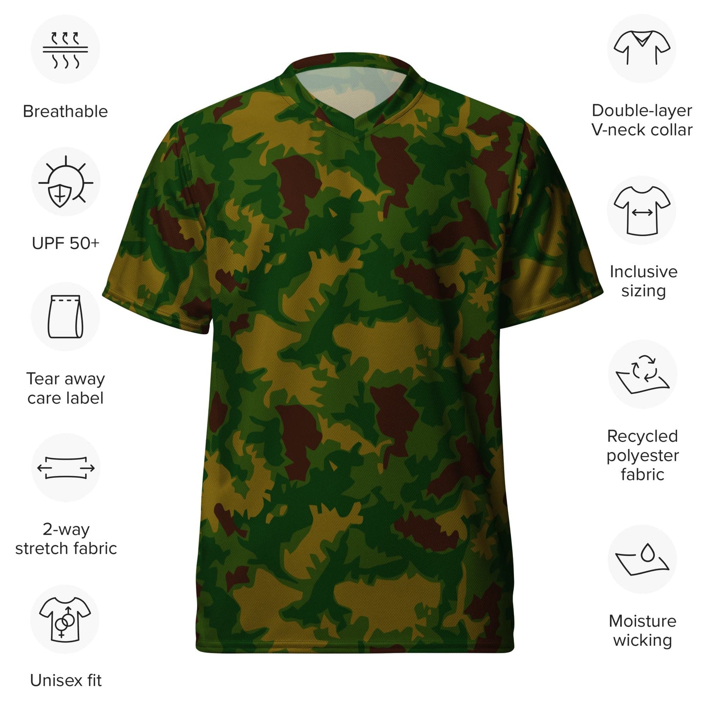 Hungarian 1967 Leaf CAMO unisex sports jersey - Unisex Sports Jersey