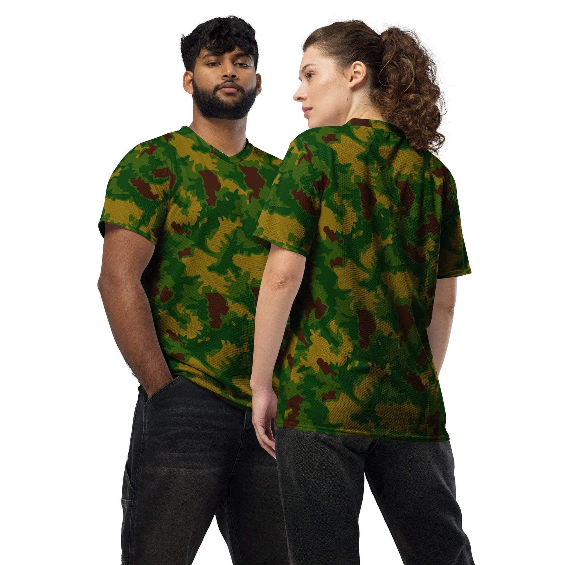 Hungarian 1967 Leaf CAMO unisex sports jersey - 2XS - Unisex Sports Jersey