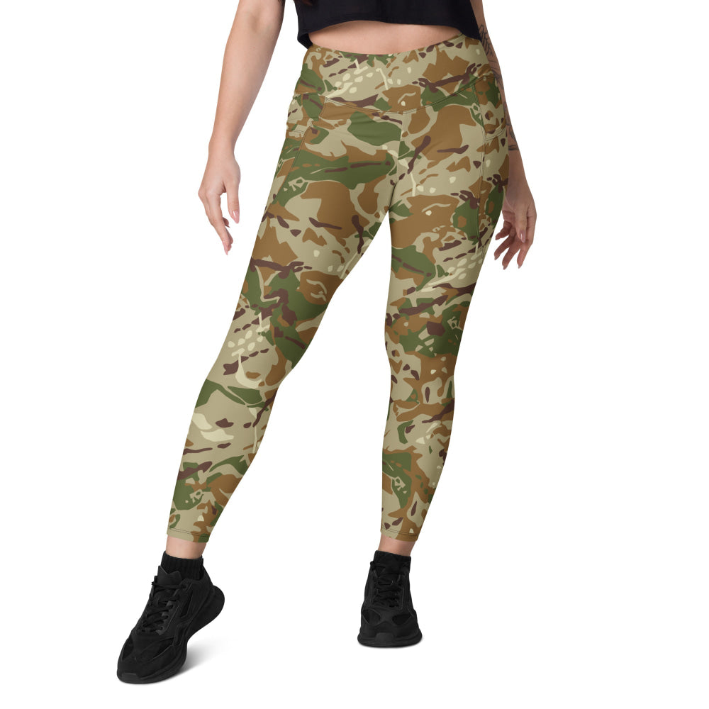 Hungarian 2015M CAMO Leggings with pockets - Womens With Pockets