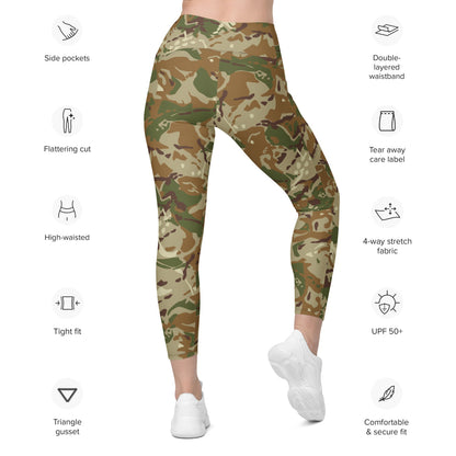 Hungarian 2015M CAMO Leggings with pockets - Womens With Pockets