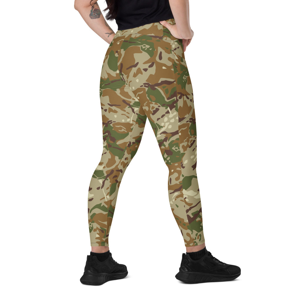 Hungarian 2015M CAMO Leggings with pockets - 2XS - Womens With Pockets