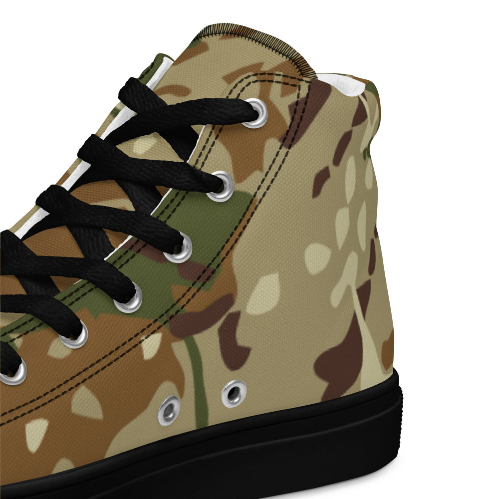 Hungarian 2015M CAMO Men’s high top canvas shoes - Mens High Top Canvas Shoes