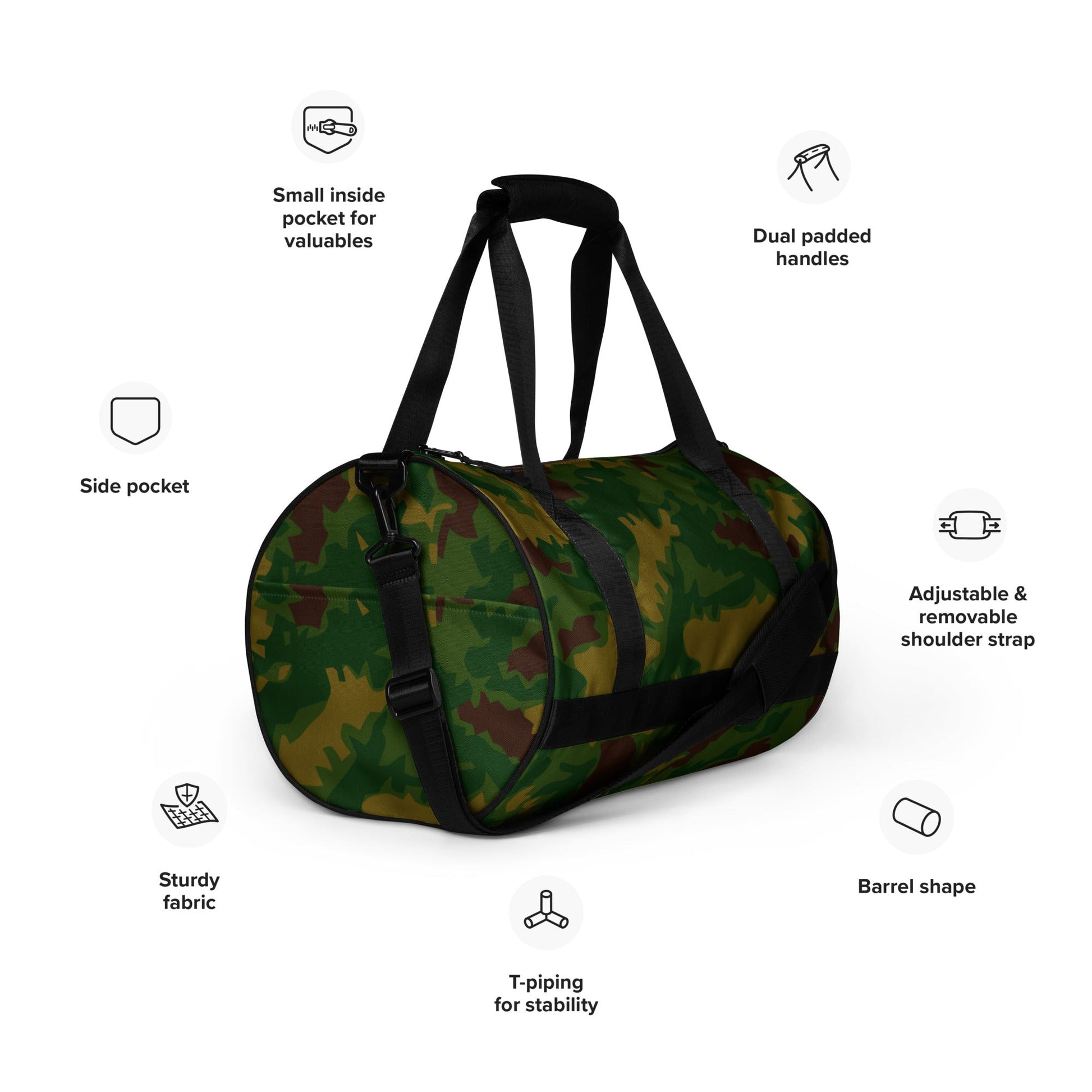 Hungarian Leaf CAMO gym bag - Gym Bags
