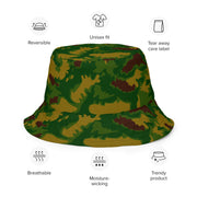 Leaf Hungarian Woodland CAMO Reversible Bucket Hat - Head