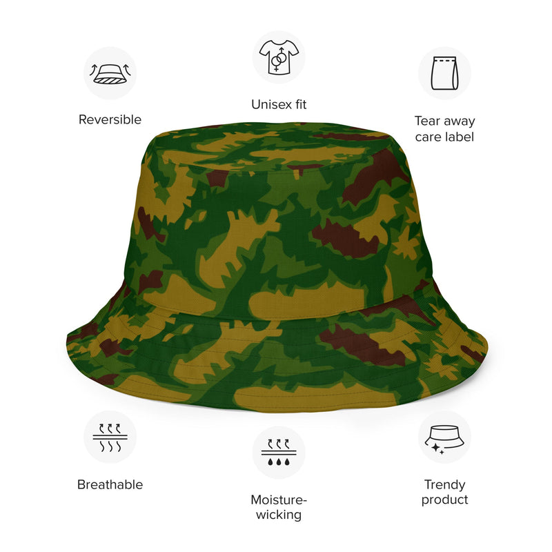 Leaf Hungarian Woodland CAMO Reversible Bucket Hat - Head