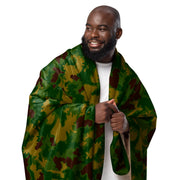 Leaf Hungarian Woodland CAMO Sherpa Blanket
