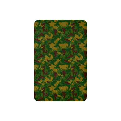 Hungarian Leaf CAMO Sherpa blanket - Blankets