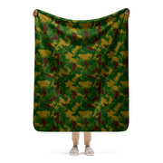 Leaf Hungarian Woodland CAMO Sherpa Blanket