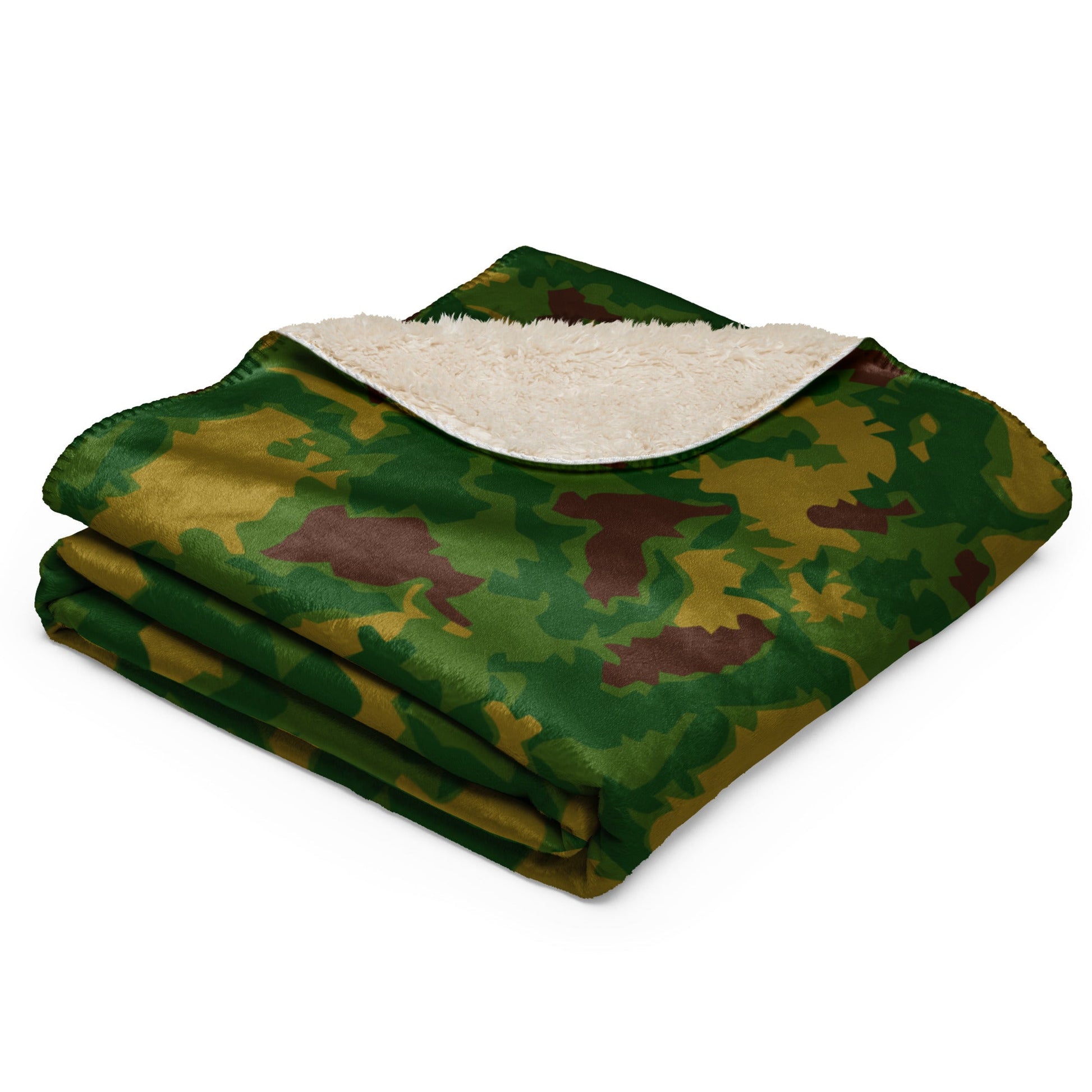 Hungarian Leaf CAMO Sherpa blanket - Blankets