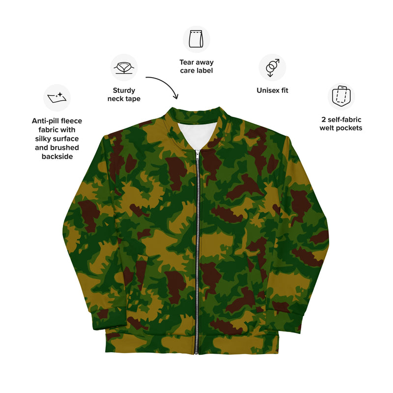Leaf Hungarian Woodland CAMO Unisex Bomber Jacket