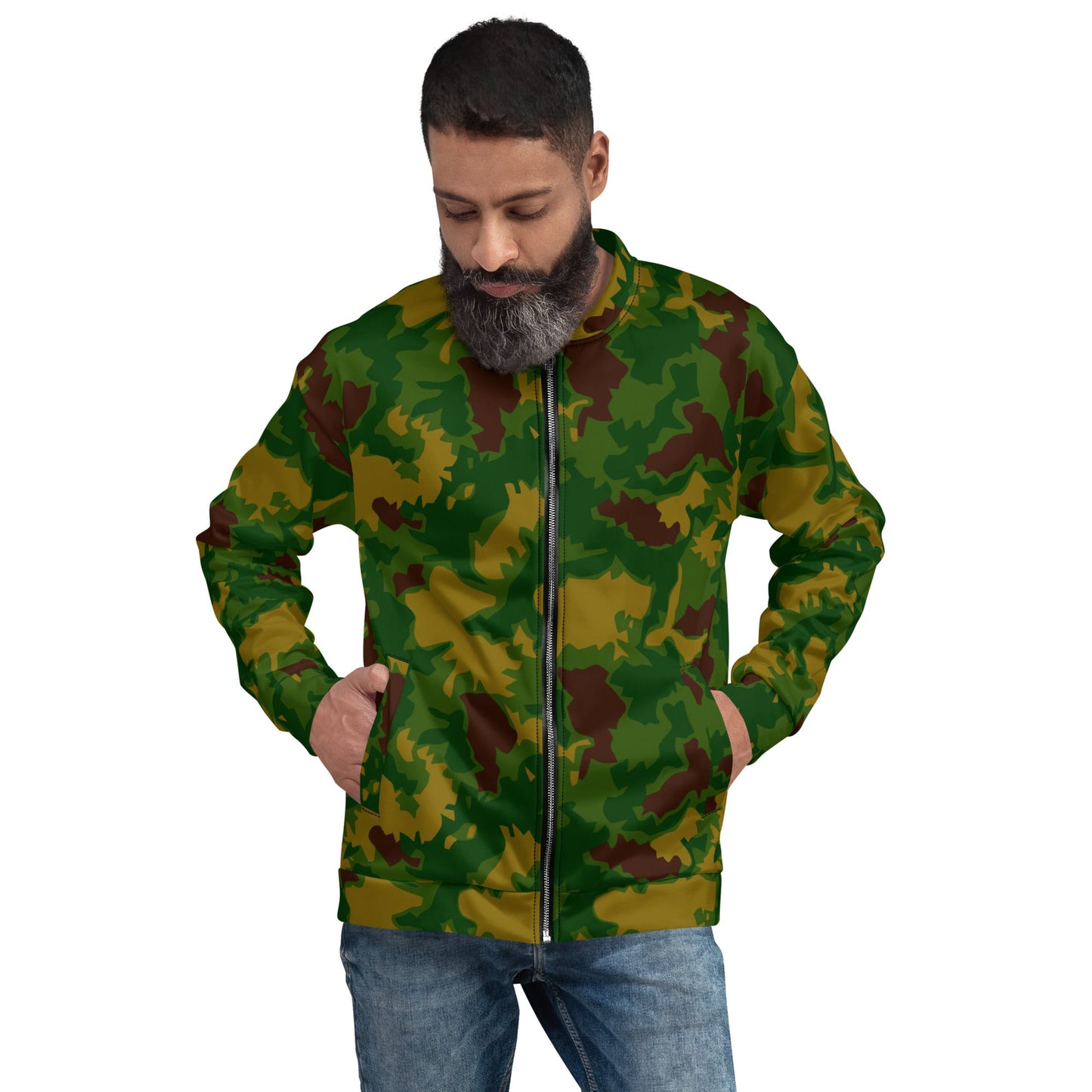 Hungarian Leaf CAMO Unisex Bomber Jacket - Jackets