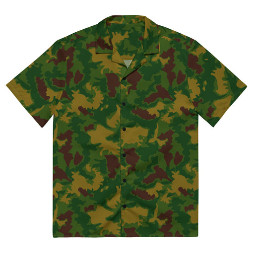 Leaf Hungarian Woodland CAMO Unisex Short-Sleeve Button Shirt - 2XS - Button-Up