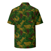 Leaf Hungarian Woodland CAMO Unisex Short-Sleeve Button Shirt - Button-Up