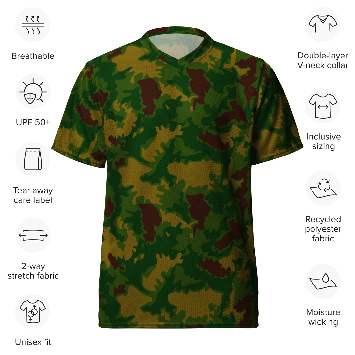 Hungarian Leaf CAMO unisex sports jersey - Sports Jerseys