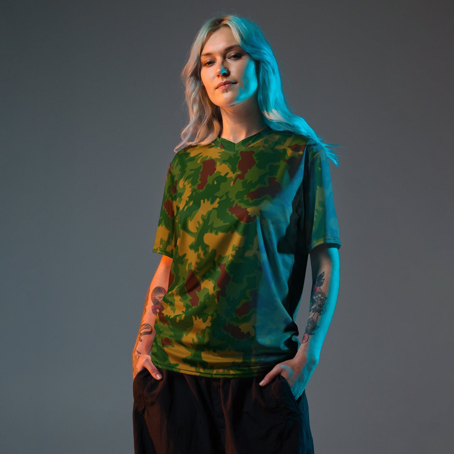 Hungarian Leaf CAMO unisex sports jersey - Sports Jerseys