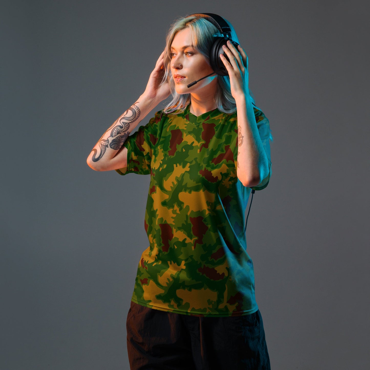 Hungarian Leaf CAMO unisex sports jersey - Sports Jerseys