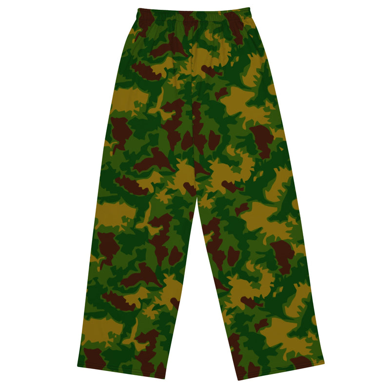 Leaf Hungarian Woodland CAMO Unisex Wide-Leg Leisure Pants - Pant