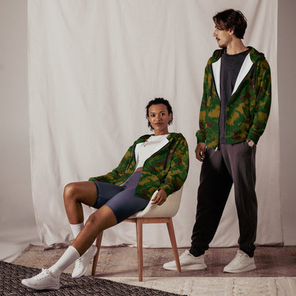 Hungarian Leaf CAMO Unisex zip hoodie - Zip Hoodies