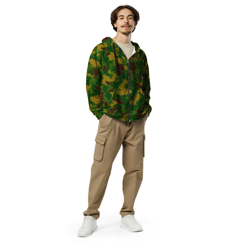 Leaf Hungarian Woodland CAMO Unisex Zip Hoodie