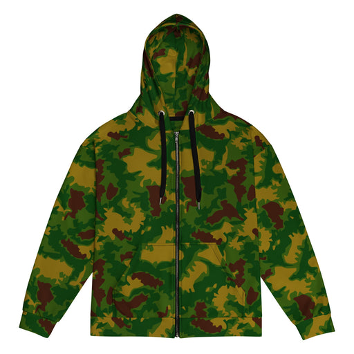 Leaf Hungarian Woodland CAMO Unisex Zip Hoodie - 2XS