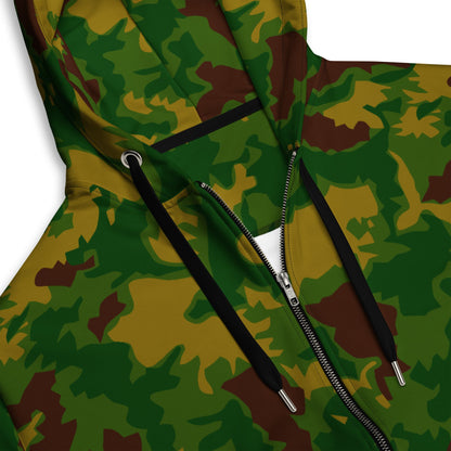 Hungarian Leaf CAMO Unisex zip hoodie - Zip Hoodies