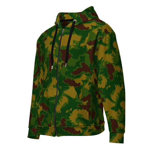 Hungarian Leaf CAMO Unisex zip hoodie - Zip Hoodies