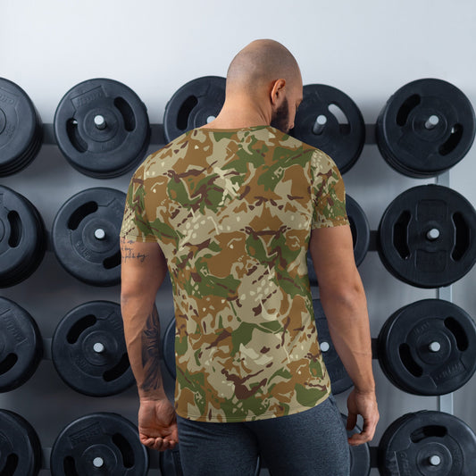 Hungarian Multi-terrain CAMO Mens Athletic T-shirt - T-Shirts