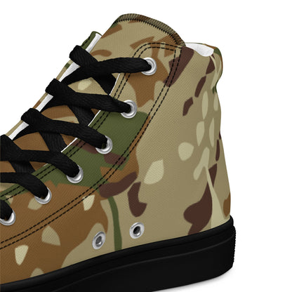 Hungarian Multi-terrain CAMO Mens high top canvas shoes - High Top Canvas Shoes