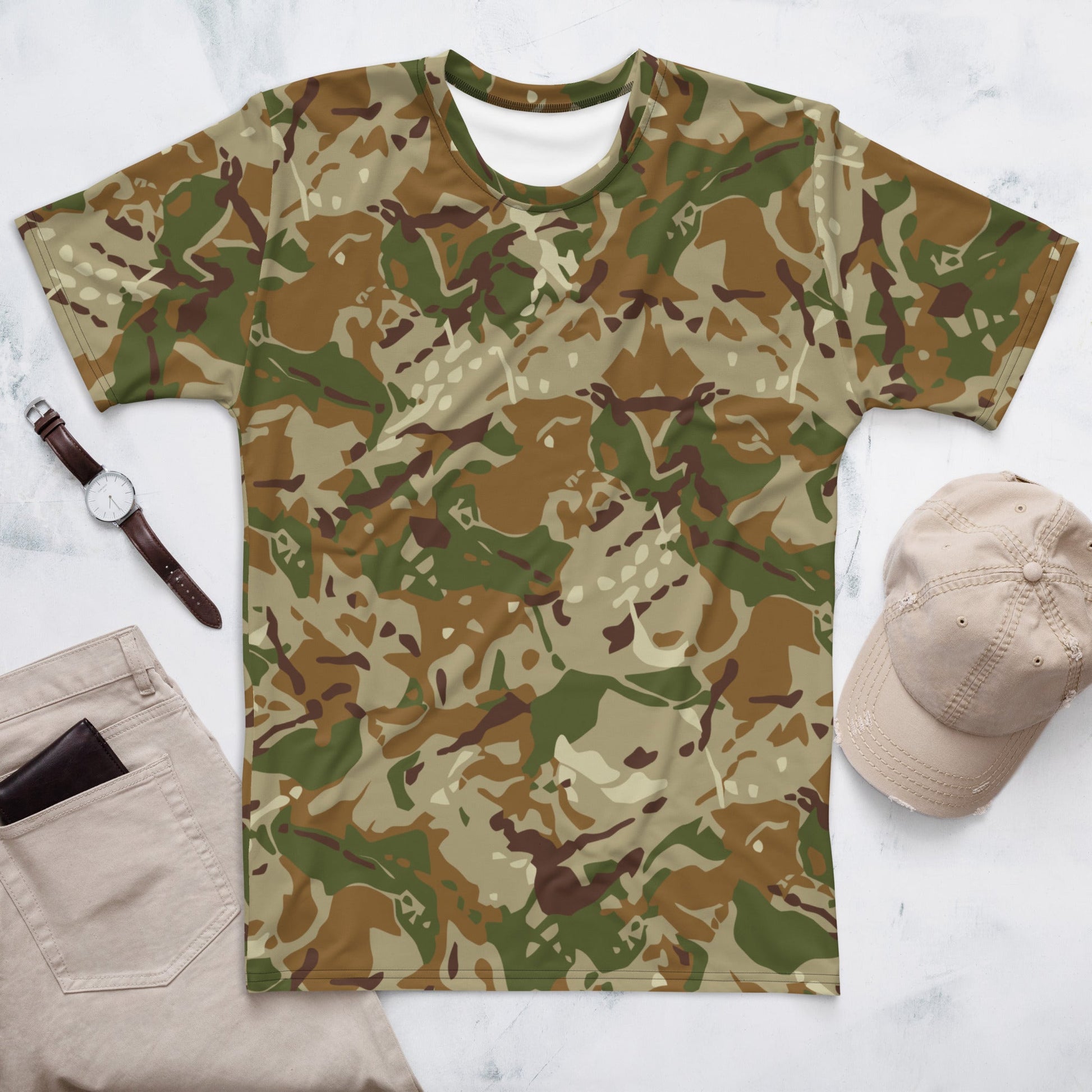 Hungarian Multi-terrain CAMO Mens T-shirt - XS - T-Shirts