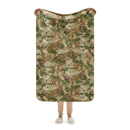 Hungarian Multi-terrain CAMO Sherpa Blanket - 37″×57″