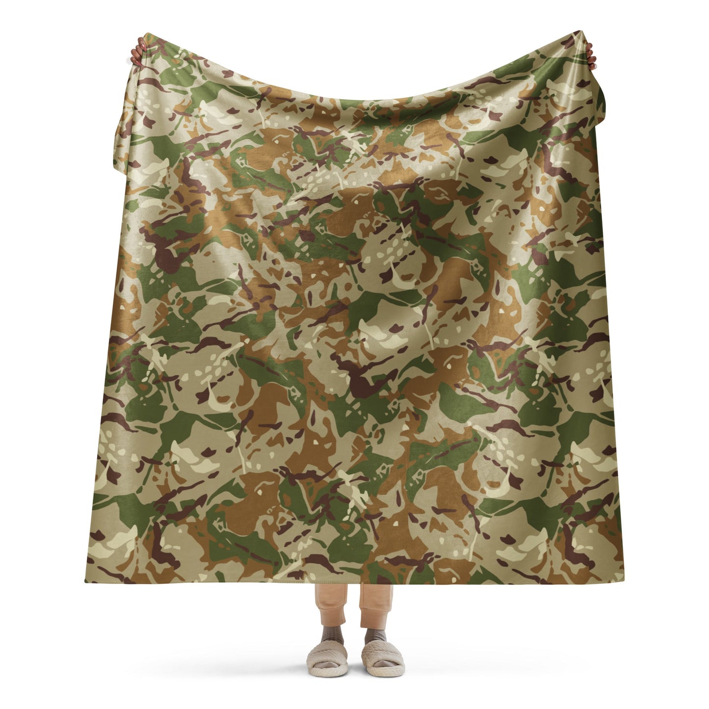 Hungarian Multi-terrain CAMO Sherpa Blanket - 60″×80″