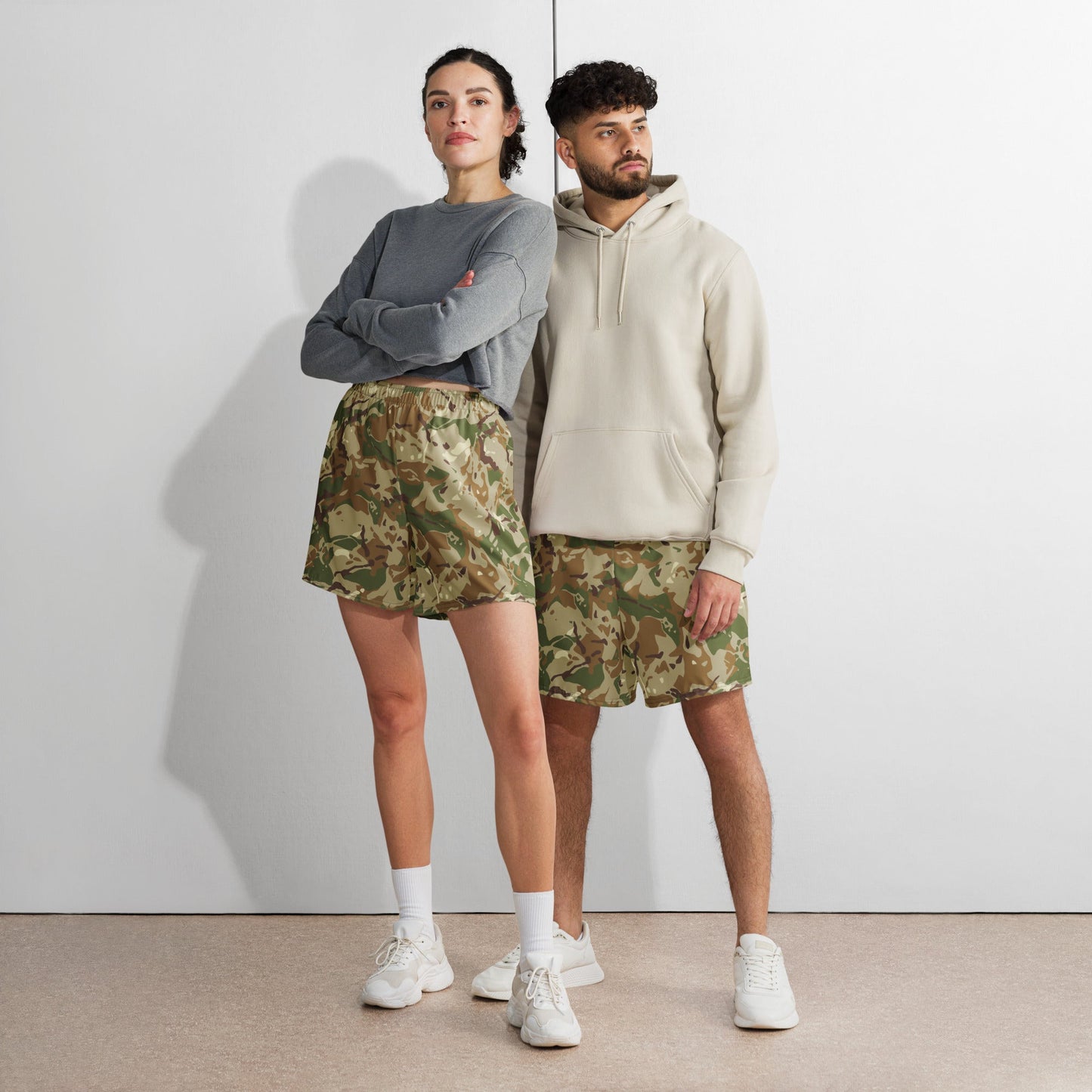 Hungarian Multi terrain CAMO Unisex Athletic Long Shorts