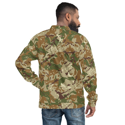Hungarian Multi-terrain CAMO Unisex Bomber Jacket - Jackets