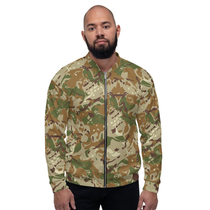 Hungarian Multi-terrain CAMO Unisex Bomber Jacket - Jackets