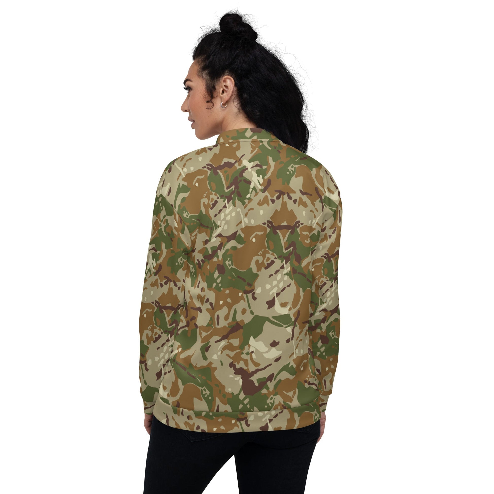 Hungarian Multi-terrain CAMO Unisex Bomber Jacket - Jackets