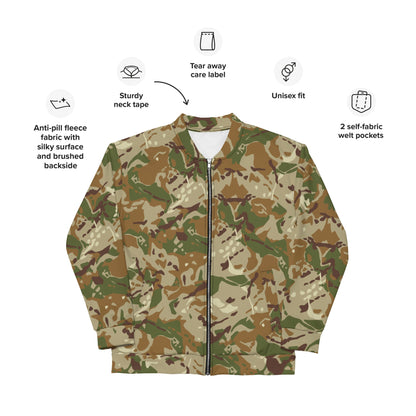 Hungarian Multi-terrain CAMO Unisex Bomber Jacket - Jackets