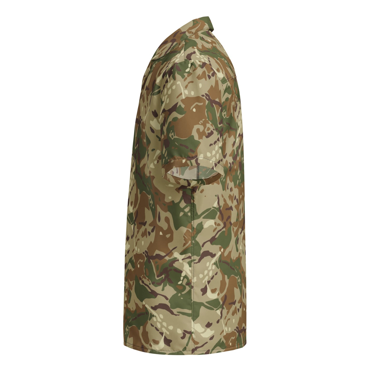 Hungarian Multi-terrain CAMO Unisex Short-Sleeve Button Shirt