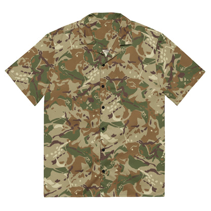 Hungarian Multi-terrain CAMO Unisex Short-Sleeve Button Shirt - 2XS