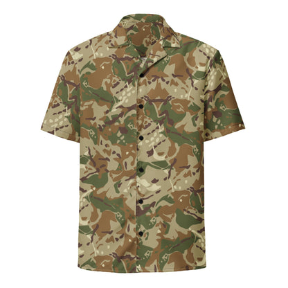 Hungarian Multi-terrain CAMO Unisex Short-Sleeve Button Shirt