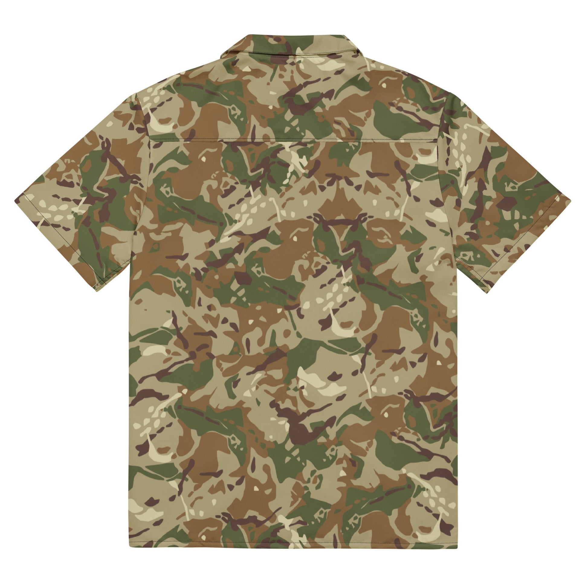 Hungarian Multi-terrain CAMO Unisex Short-Sleeve Button Shirt