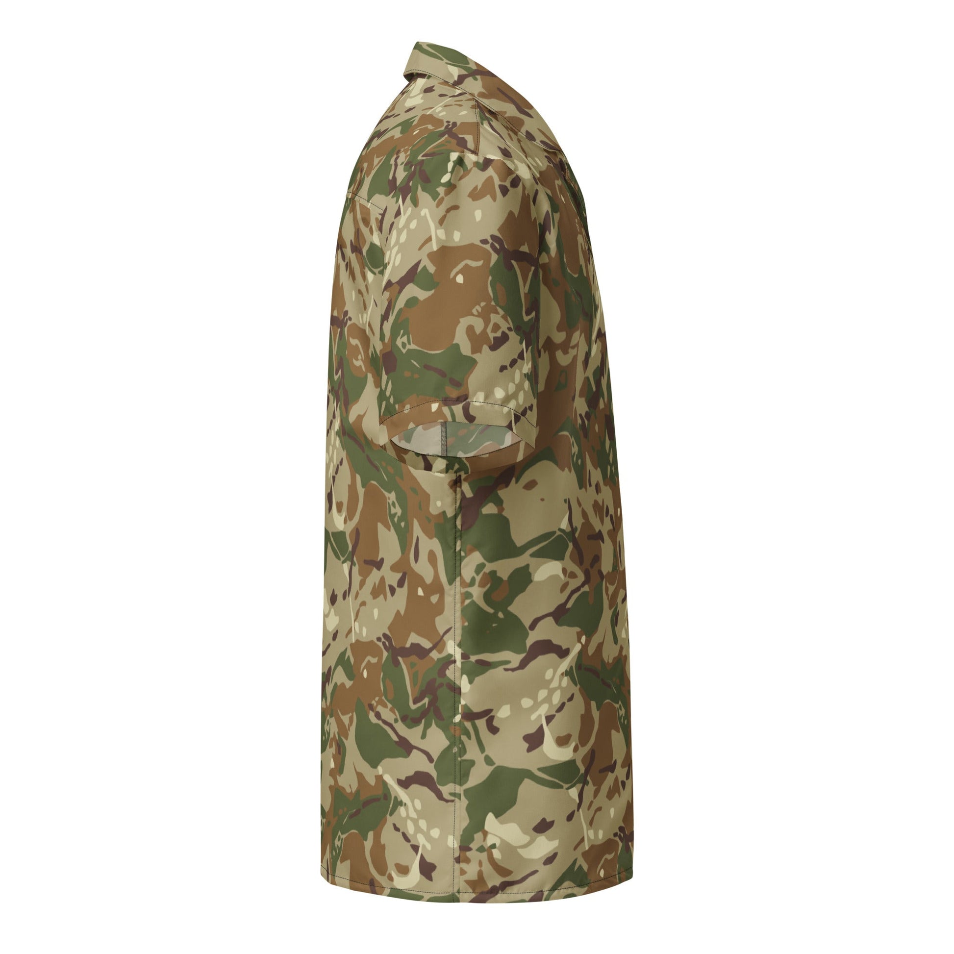 Hungarian Multi-terrain CAMO Unisex Short-Sleeve Button Shirt