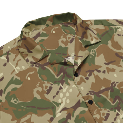 Hungarian Multi-terrain CAMO Unisex Short-Sleeve Button Shirt