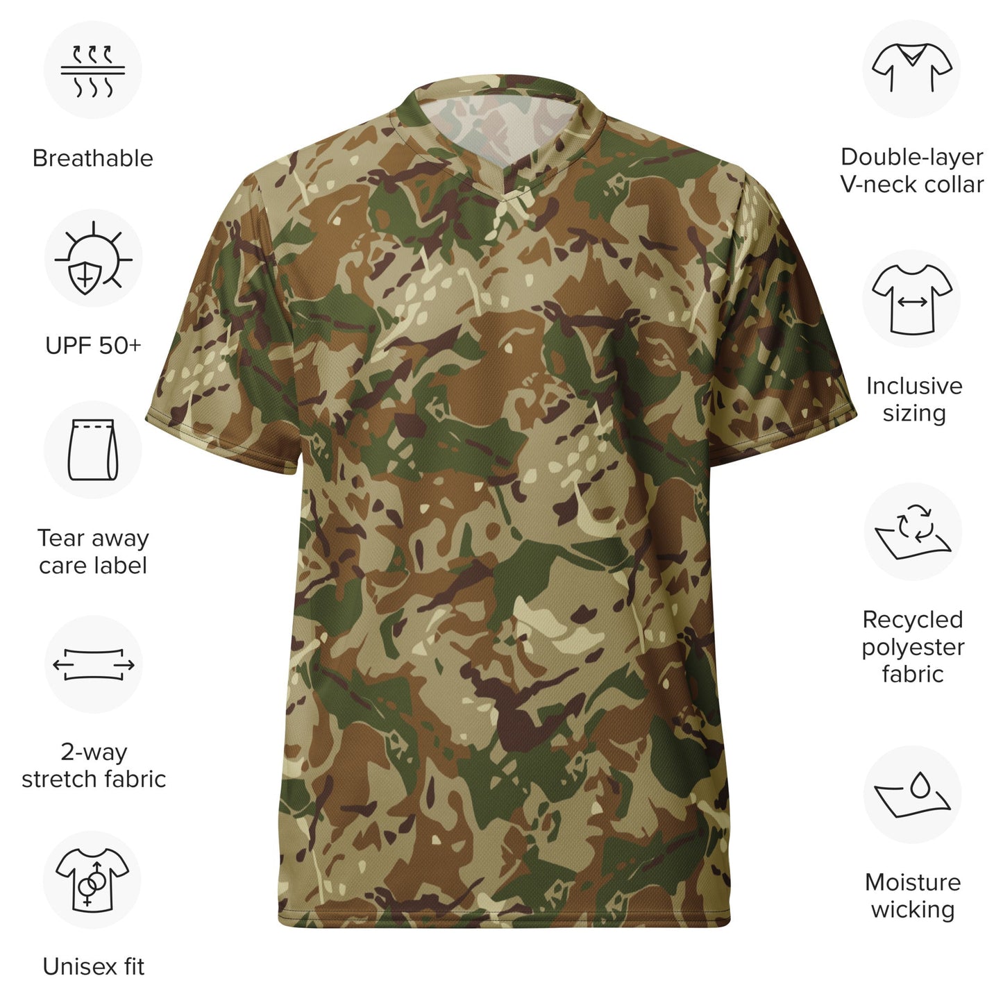 Hungarian Multi terrain CAMO unisex sports jersey Sports Jerseys