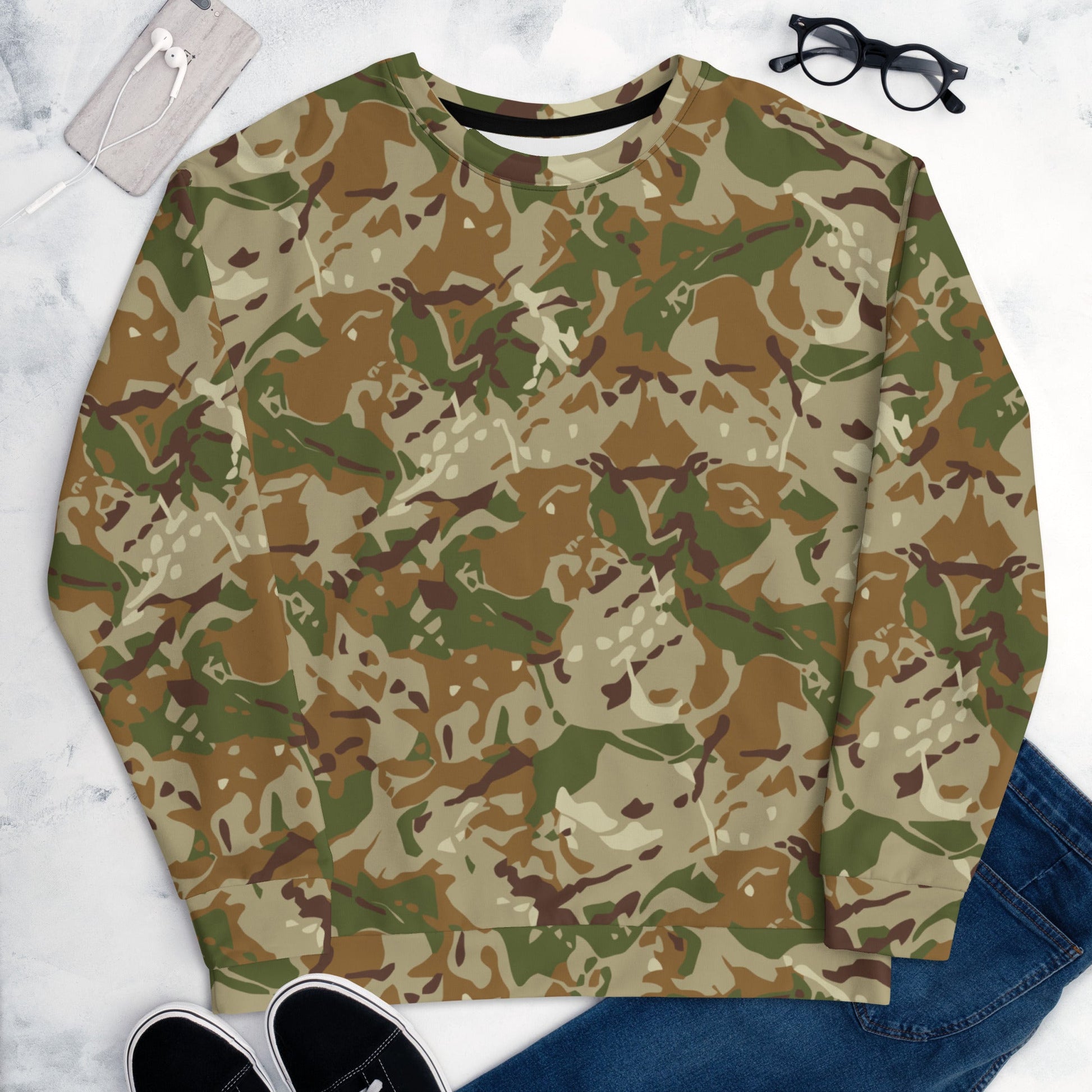 Hungarian Multi-terrain CAMO Unisex Sweatshirt - Sweatshirts
