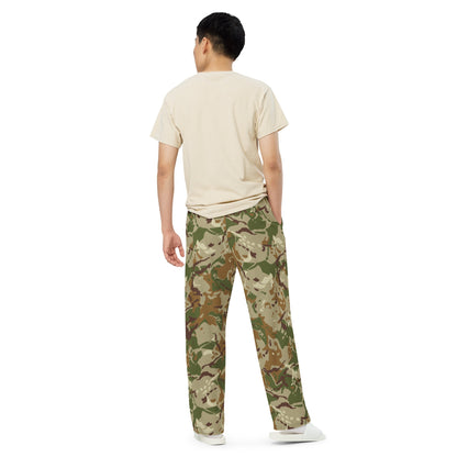 Hungarian Multi-terrain CAMO unisex wide-leg pants - Wide-leg Pants