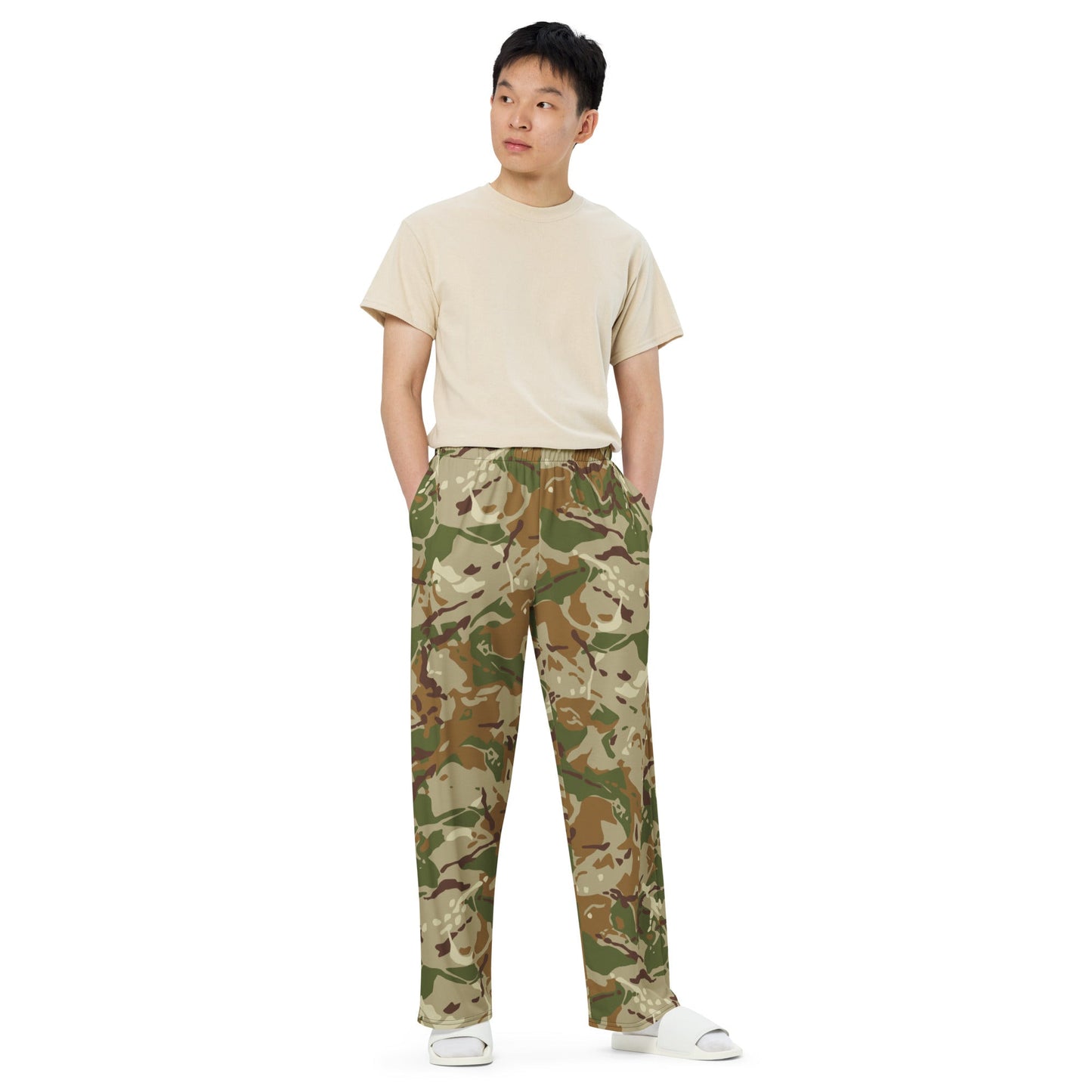 Hungarian Multi-terrain CAMO unisex wide-leg pants - Wide-leg Pants