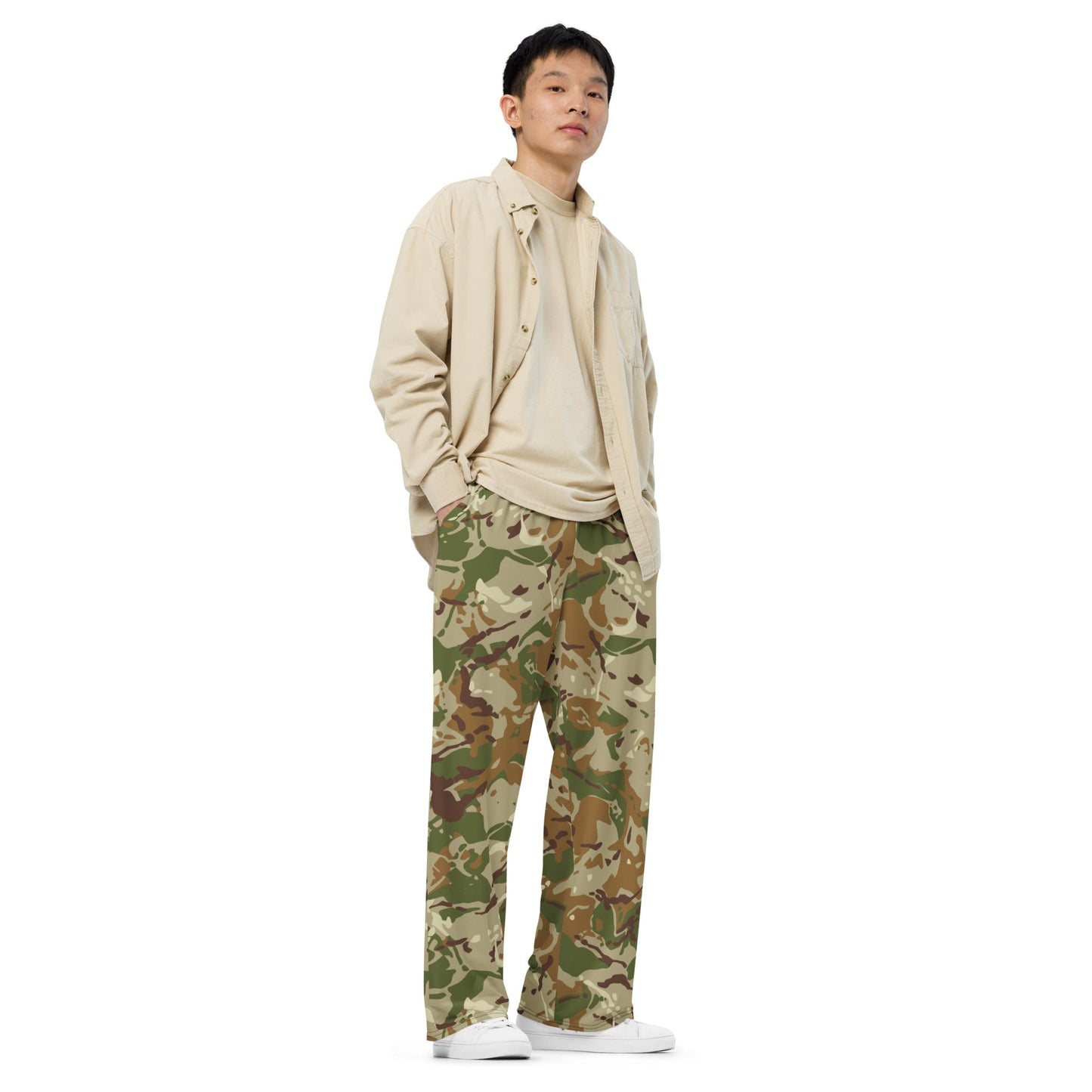 Hungarian Multi-terrain CAMO unisex wide-leg pants - Wide-leg Pants