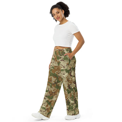 Hungarian Multi-terrain CAMO unisex wide-leg pants - Wide-leg Pants