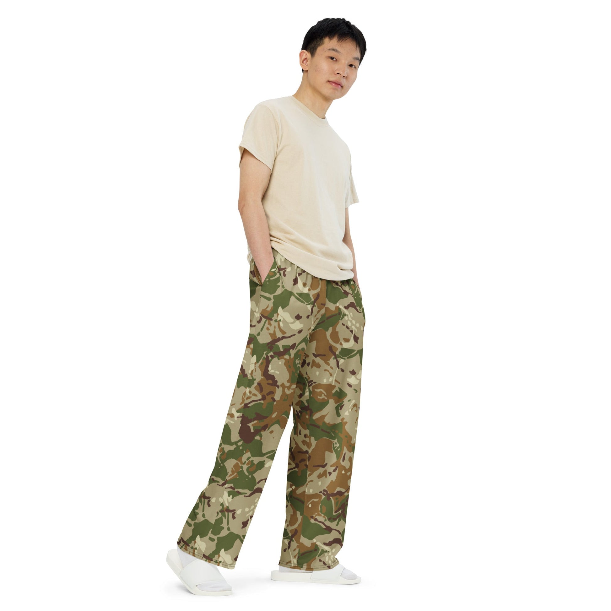 Hungarian Multi-terrain CAMO unisex wide-leg pants - Wide-leg Pants