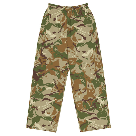 Hungarian Multi-terrain CAMO unisex wide-leg pants - 2XS - Wide-leg Pants